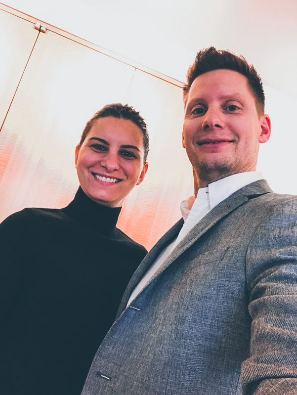Andy Molnar and Jusztina Paksai, founders of EJ Home